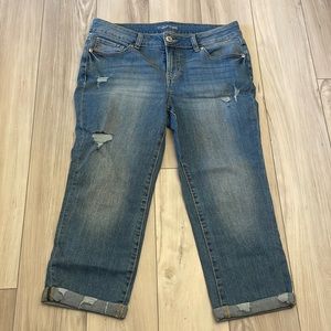 Maurice’s Blue jean capris